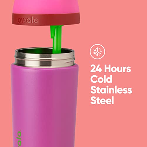 Owala Kids Flip Insulated Stainless-Steel Water Bottle with Straw and –  lookingGLASS Lifestyle
