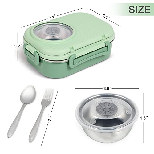 Puraville Stainless Steel Bento Lunch Box for Kids and Adults –  lookingGLASS Lifestyle