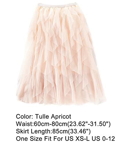 One size organza tulle store women's skirt.