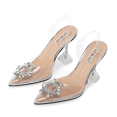 Crystal on sale transparent shoes