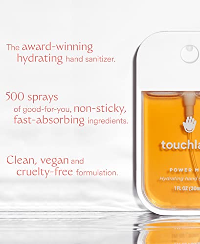 Touchland Power Mist Hydrating Hand Sanitizer Spray, FRESH 3-PACK (Mint,  Citrus, Lemon Lime), 500-Sprays each, 1FL OZ (Set of 3)